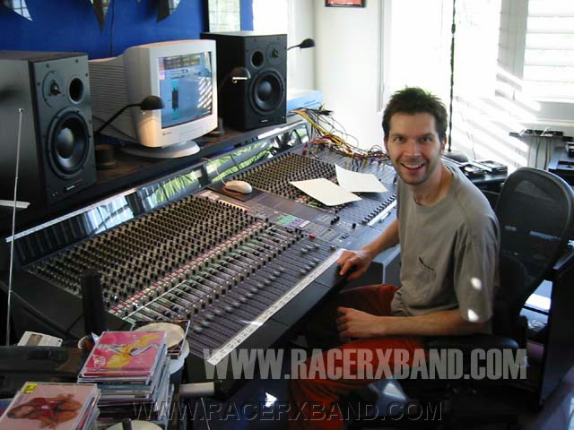24. Paul working the mixing board on Getting Heavier..jpg