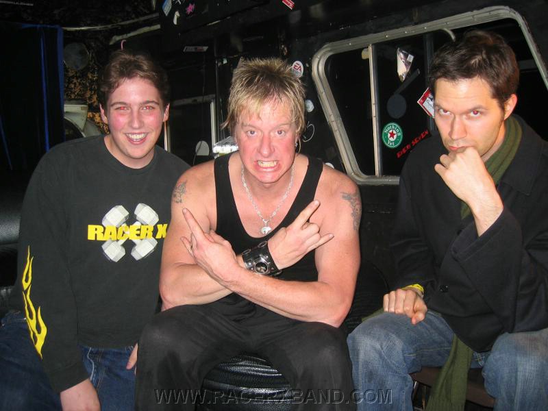 05. After the show on the 'bus', DarrOn, Jeff and Paul..jpg