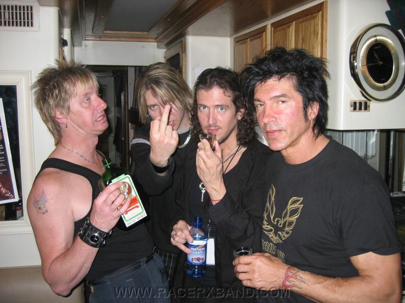 08. The band..Jeff, Marten, Kelly, and George before the show..jpg