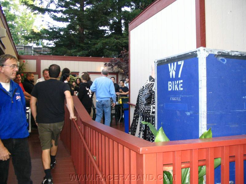 31. Almost show time..you can see Rob heading behind the blue box..jpg