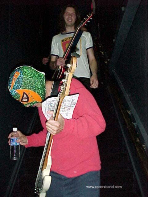 16. John with the mask..holding his set list..jpg